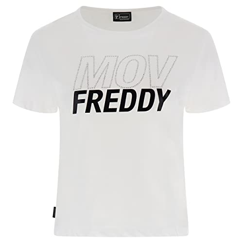 T-Shirt Cropped Inscription MOV Noir Paillettes Haut Court Femme Mode Streetwear