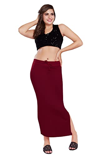Image of RANI SAAHIBA Women's Stretchy Slim Fishcut Petticoat Cotton Shapewear