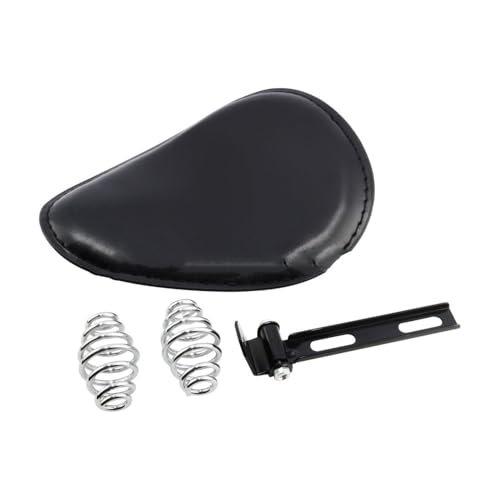 Siège moto à deux places support de ressort selle rétro pour Chopper