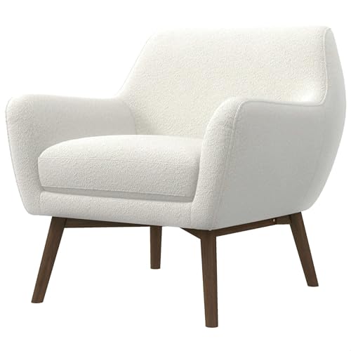Sillón Comodo Plegable Blanco y Marrón miniatura 5