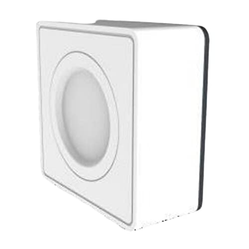 Zenitech, Vulco, caja de conexiones de superficie blanca, policarbonato, fácil instalación sin herramientas, compatible con molduras estándar, garantía de 2 años, norma CE, versátil, diseño moderno