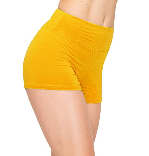 Image of ALWAYS Yoga Shorts for Women - High Waisted Workout Biker Shorts for Yoga, Running & Under Dress Anti-Chafing Comfort
