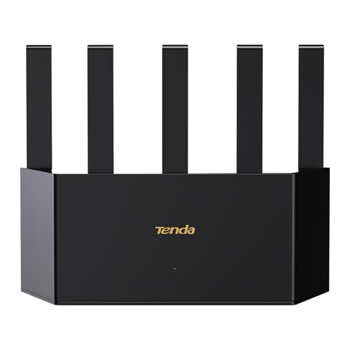 Roteador Tenda AX1500 WiFi 6 – Roteador de Internet sem fio Gigabit de banda dupla, 4 portas XGE, VPN, configuração fácil, controles parentais, modo de ponto de acesso, IPv6, WPA3 (RX2L Pro)