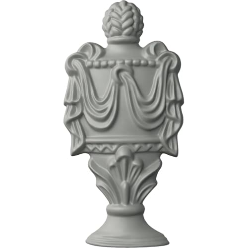 Urne classique Ekena relief fin 5/8 projection fronton prêt à peindre