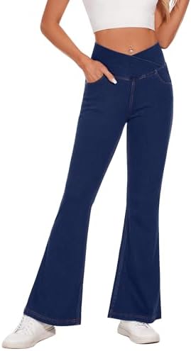 Levi's Ribcage Bell high waist flared jeans met medium wassing • Indigo