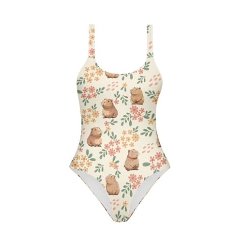 Image of Girls One Piece Swimsuit Beach Sport Athletic Bathing Suits Quick Dry Summer Hawaiian Swimwear for Teens Size 7-20