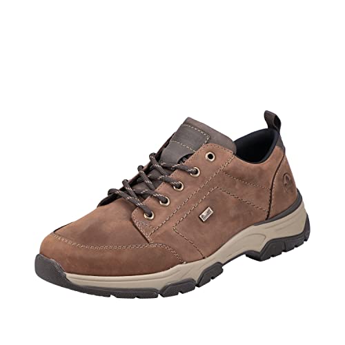 Rieker 11222 Oxford Plano Hombre en piel con cordones
