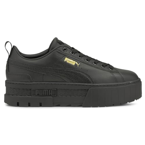 PUMA Womens Mayze Classic Platform Sneakers Shoes Casual - Black