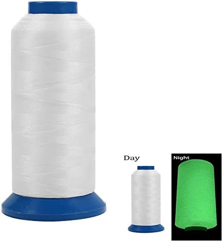 TcJ-Chen 3000Yards / 2700M Glow in The Dark Embroidery Thread (White)