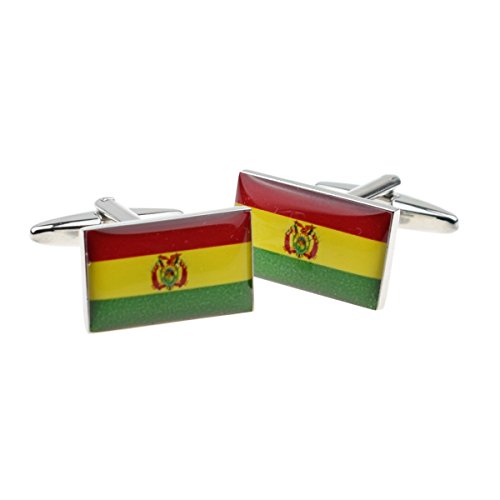 Mancuernillas Hombre Bandera Bolivia Talla Única miniatura 1