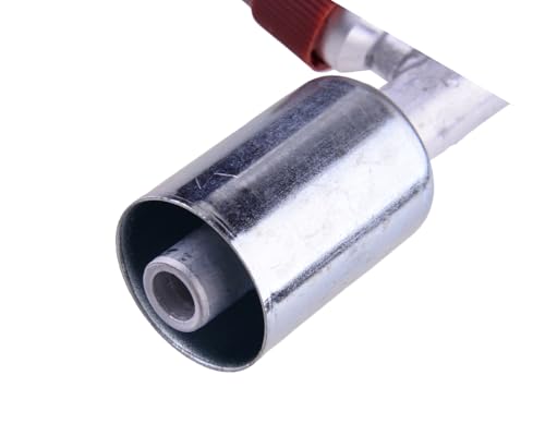 Beadlock AC Crimp Fittings Splice Straight #8 R134a High Pressure miniatura 3