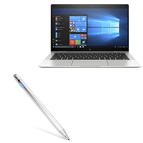 Stylus Pen for HP EliteBook x360 G3 (Stylus Pen by BoxWave) - AccuPoint Active Stylus, Electronic Stylus with Ultra Fine Tip for HP EliteBook x360 G3 - Metallic Silver