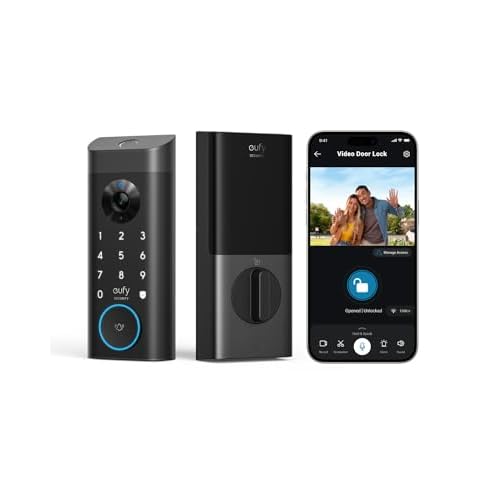 eufy Video Smart Lock E330 with fingerprint keypad and camera