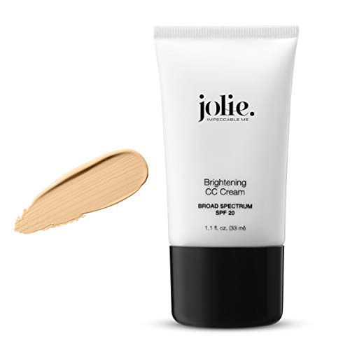 Jolie Self-Adjusting Brightening Color Correcting, Sheer Tinted Skin Tone, Radiance CC Cream SPF 20 Oil Free (Fair)