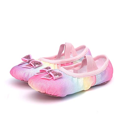 sfdgfhyf Kids Sneaker Children Shoes 2 to 12 Years Dance Shoes Warm Dance Ballet Performance Indoor Shoes Yoga Dance2
