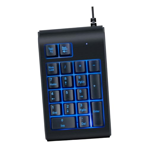 Clavier PC joueur mécanique filaire USB compact avec touches multimédias rétroéclairées