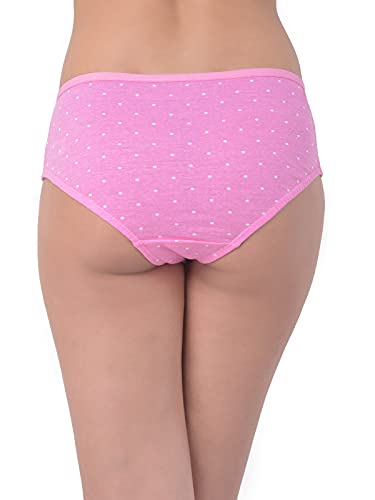 Image of Clovia Women's Cotton Mid Waist Polka Print Hipster Panty