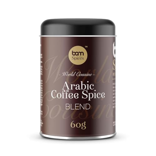 BAM Mélange d'Épices – Pour Recettes Sucrées et Salées, Sans Gluten, Saveurs Naturelles, Sans Additifs – Café, 60 g