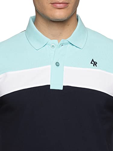 Image of ADRO Men's 100% Cotton Regular Fit Polo T-Shirt