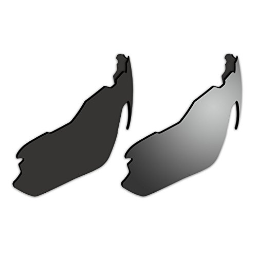 2 Pair Replacement Polarized Vented Lenses for Oakley Radar EV XS Path (Youth Fit) Sunglasses OJ9001 Pack P53