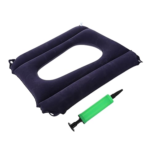 Healeved Alternating Air Pressure Wheelchair Seat Pad Inflatable PVC Flocked Comfortable Seat Cushion for Bedridden Patients