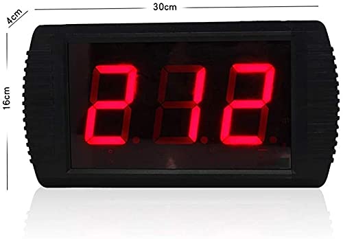 Compte à rebours 999 secondes avec télécommande infrarouge et tableau de bord LED
