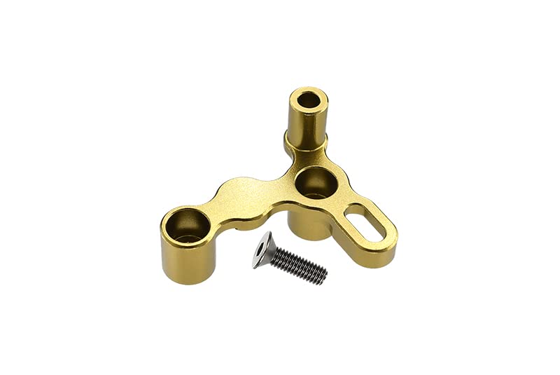 GPM For Kyosho Motorcycle NSR500 Upgrade Parts Aluminum Motor Connecting Mount - 1Pc Set Titanium