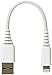 Amazon Basics MFi-Certified USB-A to Lightning Cable for Apple iPhone and iPad - 4 Inches (10 Centimeters), White