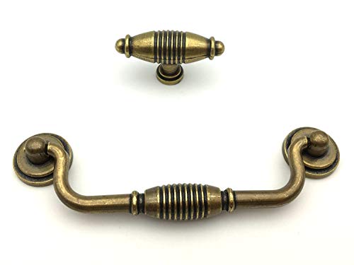 Poignee de commode bronze style ancien de qualite - 3