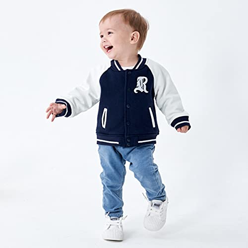 Famuka Little Kid Baseball Jacket Warm Cotton Outerwear Toddler Boy Girl Coats thumb #2