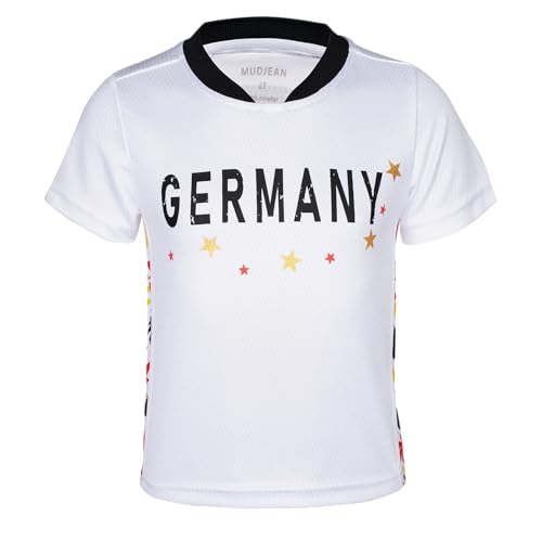 Image of Unisex Kids Soccer Jersey and Shorts Kit 2-Piece Set Boys Girls Football Outfits for Little Athlete 2-14 Years
