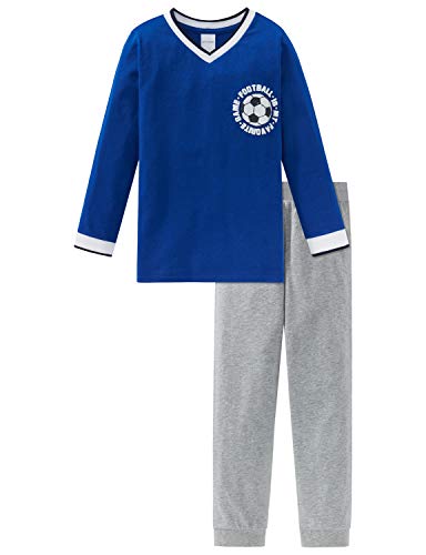 Schiesser Fußball KN Anzug Lang Pigiama Bambino