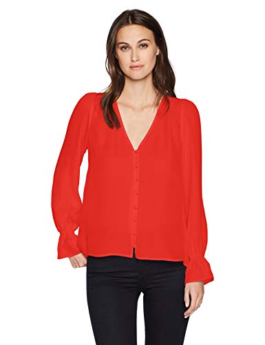 Joie Women's Bolona Blouse, Scarlet, X-Small