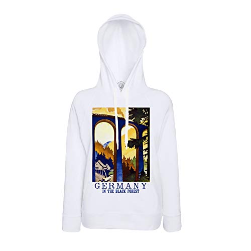 Sweat à capuche Allemagne affiche vintage le style rétro contre la mode banale