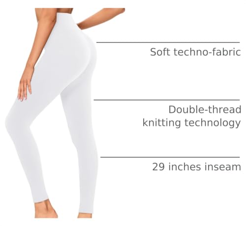 Image of GAYHAY High Waisted Leggings with Pockets for Women - Buttery Soft Yoga Pants for Gym Workout, Athletic Running