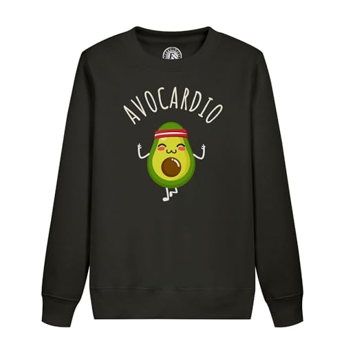Sweatshirt enfant avocardio en coton sweat humour sport avocat