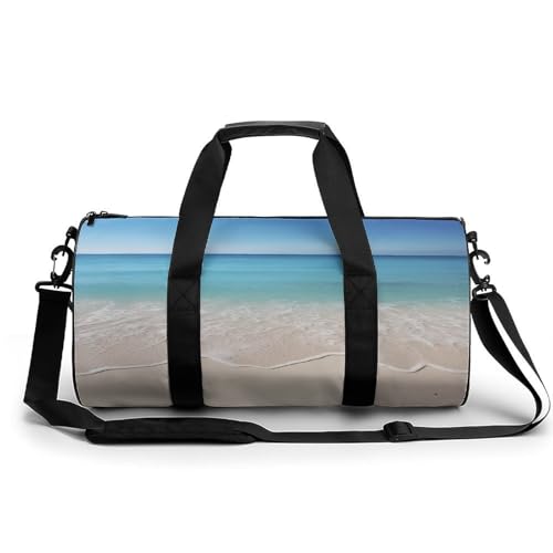 Sac de sport imprimé sable de mer transparent pour ne plus manquer de place le week-end