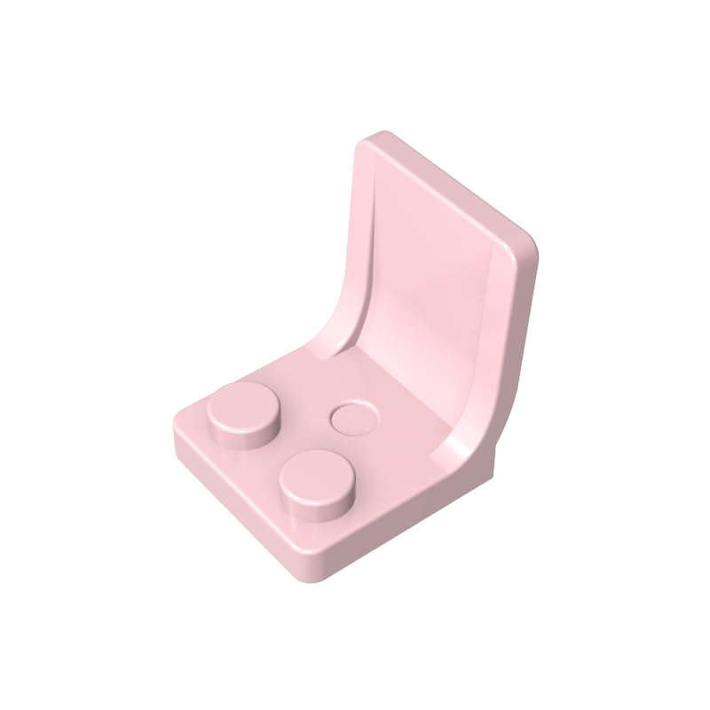 4079 Seat/Chair 2X2 50 Pieces High-Precision MOC Building Bricks Replacement Parts Compatible with Lego bricks GDS-1308 light pink — image 1