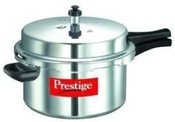 Prestige Popular Plus Induction Base Pressure Cooker, 7.5 Litres, Silver