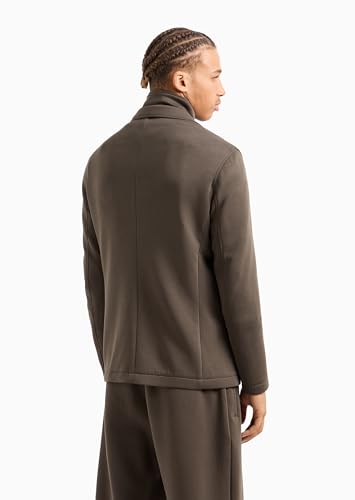 Armani Exchange Men's Big & Tall Stretch Cotton Zip Insert Blazer Jacket4