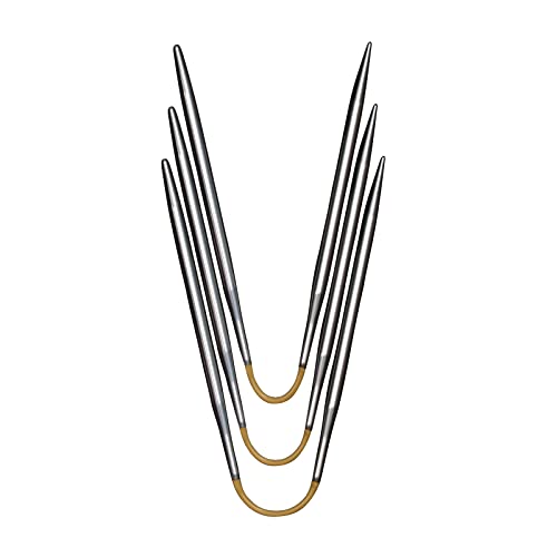 addi Crasy Trio Rundstricknadel 21 cm Stärke 2,5 mm, Metall, Hochglänzend Cover