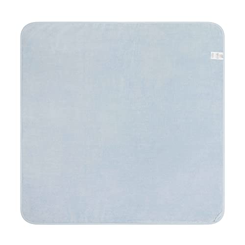 Steiff Badetuch mit Kapuze blau Celestial Blue, flauschig-weicher Frottee trocknet und verwöhnt zarte Haut, strapazierfähige Einfassungen, mit Kapuze für extra Wärme