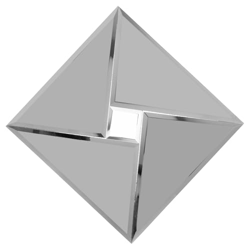 Vaguelly 鏡面ガラスル 正方形装飾ル バスルーム キッチン リビングルーム 寝室 オフィス用