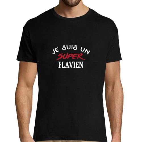 T-Shirt Homme Flavien Super 1 imprimé en France pour papa