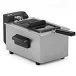 Tristar Friteuse à huile, 3L, Zone Froide, Thermostat réglable 190°C, Pièces lavables, Fenêtre, Rangement pour câble, Protection surchauffe, Design compact, FR-9327