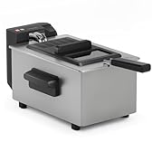 Tristar Friteuse à huile, 3L, Zone Froide, Thermostat réglable 190°C, Pièces lavables, Fenêtre, Rangement pour câble, Protection surchauffe, Design compact, FR-9327