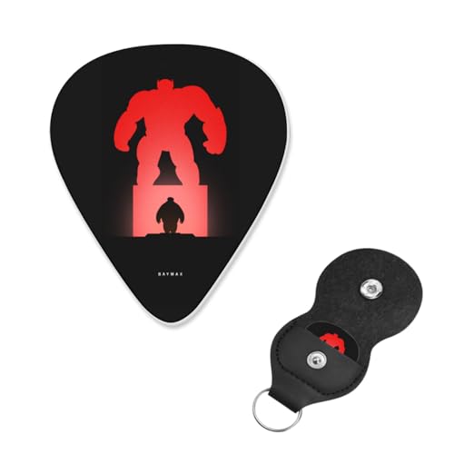 ギターピック 6枚セット ベイマックス guitar pick ギターぴっく フィンガーピック 指サムピックセット プレクトラム エレキギターピック き練習用 携帯便利 ティアドロップ型 フィンガー保護 耐久性 初心者 音楽愛好家