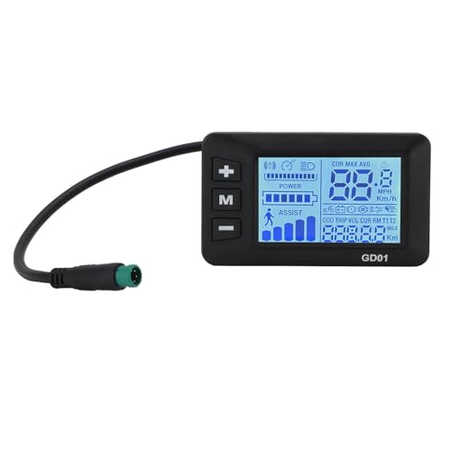 Medidor eléctrico LCD impermeable y pantalla para scooter y bici