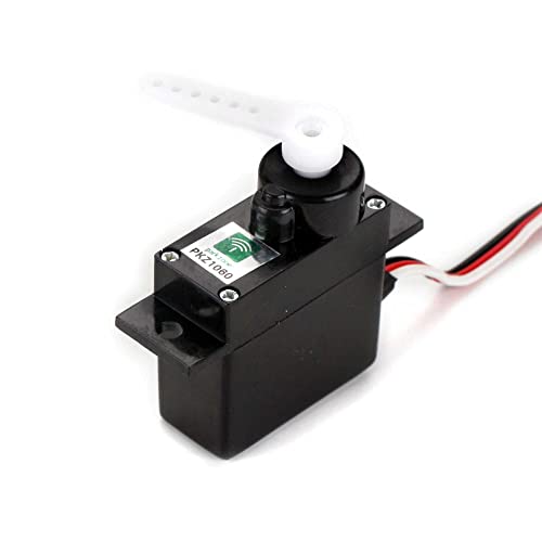 E-flite Mini Short Lead 3-Wire Servo with Arms, EFL1060