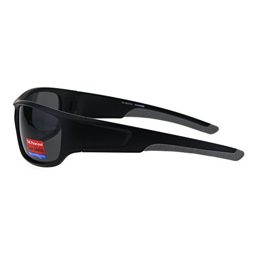 Polarized Anti-glare Warp Plastic Sport Biker Mens Sunglasses3